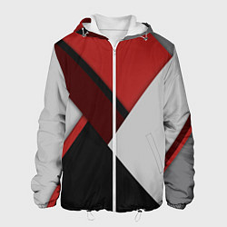 Мужская куртка Color black red grey