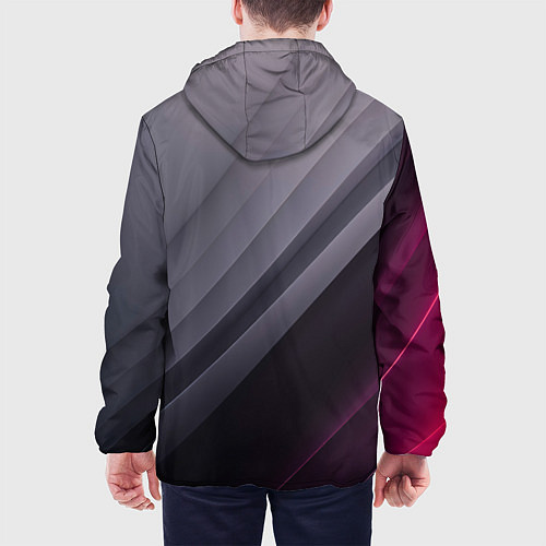 Мужская куртка Color black grey / 3D-Белый – фото 4