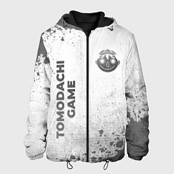 Мужская куртка Tomodachi Game - white gradient вертикально