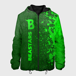 Мужская куртка Beastars - green gradient по-вертикали