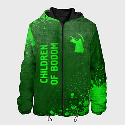 Мужская куртка Children of Bodom - green gradient вертикально