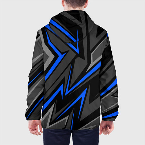 Мужская куртка BMW - blue line / 3D-Белый – фото 4