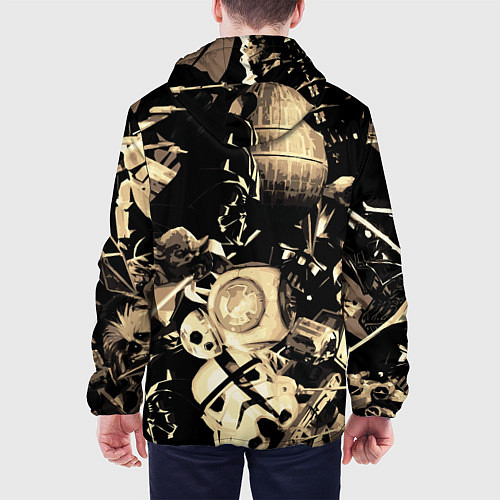 Мужская куртка Дарт Вейдер Йода Чубакка и другие из Star Wars / 3D-Белый – фото 4