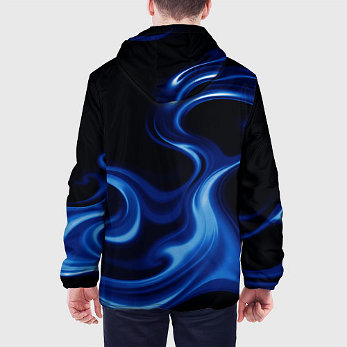 Мужская куртка Color blue smoke / 3D-Белый – фото 4