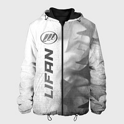 Куртка с капюшоном мужская Lifan - white gradient по-вертикали, цвет: 3D-черный