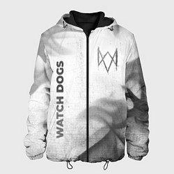 Мужская куртка Watch Dogs - white gradient вертикально