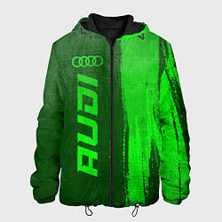 Мужская куртка Audi - green gradient по-вертикали