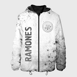 Мужская куртка Ramones - white gradient вертикально