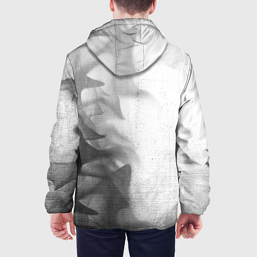 Мужская куртка Exeed - white gradient по-вертикали / 3D-Черный – фото 4