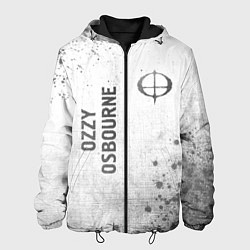 Мужская куртка Ozzy Osbourne - white gradient вертикально