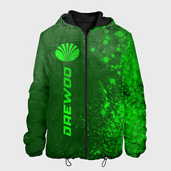 Куртка с капюшоном мужская Daewoo - green gradient по-вертикали, цвет: 3D-черный