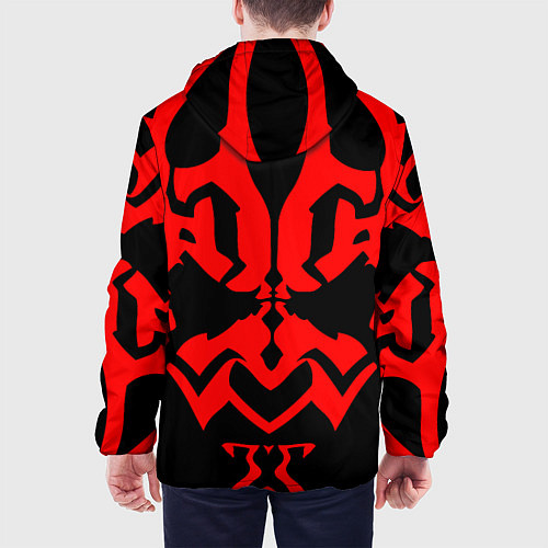 Мужская куртка Лицо Дарт Мола / 3D-Черный – фото 4