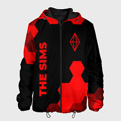 Мужская куртка The Sims - red gradient вертикально