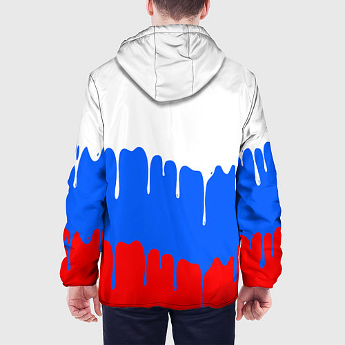 Мужская куртка Патриот - флаг / 3D-Белый – фото 4