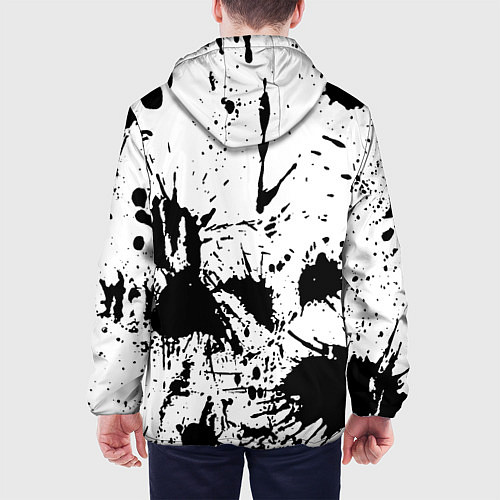 Мужская куртка Monster energy краски / 3D-Белый – фото 4