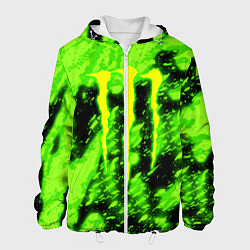 Мужская куртка Monster energy кислотное лого