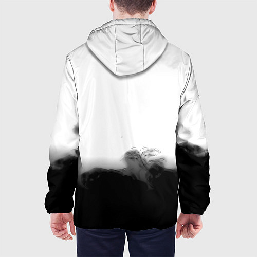 Мужская куртка Monster energy splash smoke / 3D-Белый – фото 4