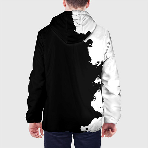 Мужская куртка Monster energy краски белые / 3D-Белый – фото 4