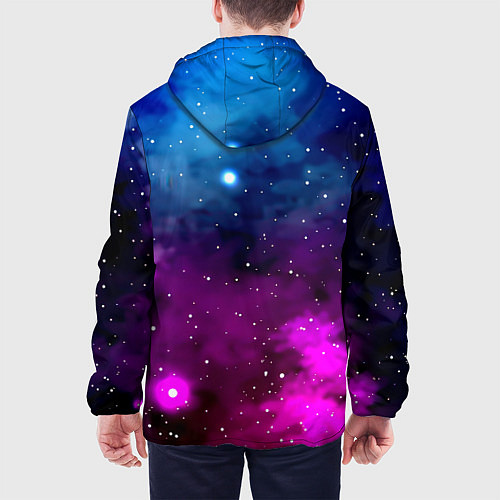 Мужская куртка Monster energy neon space / 3D-Белый – фото 4