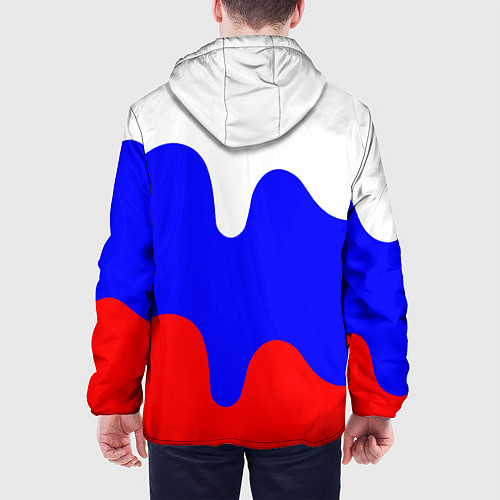 Мужская куртка Патриот - флаг / 3D-Белый – фото 4