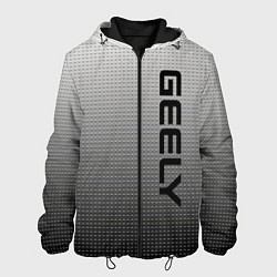 Мужская куртка Geely серый текстурный