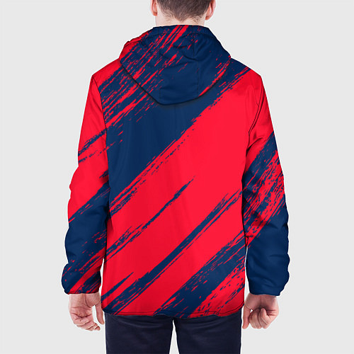Мужская куртка Вашингтон Кэпиталз - бырзги красок / 3D-Белый – фото 4
