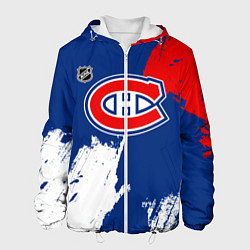 Мужская куртка Монреаль Канадиенс - брызги краски