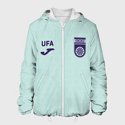 Мужская куртка Фк Уфа - мятный цвет и текстура