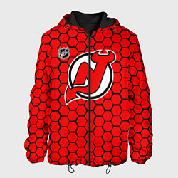 Мужская куртка Нью Джерси Девилз - красные соты