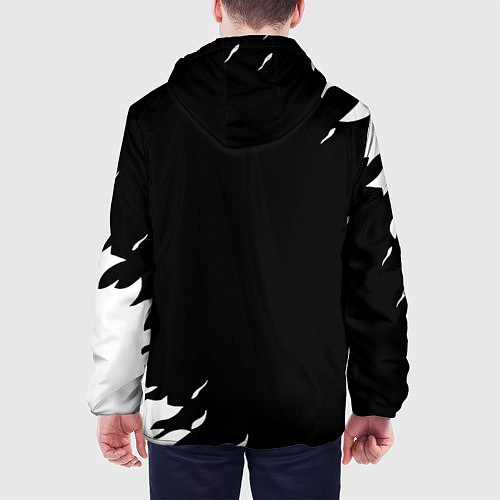 Мужская куртка Monster energy fire white / 3D-Белый – фото 4