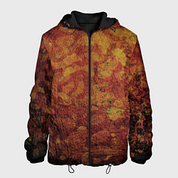 Куртка с капюшоном мужская Абстракция - desert camouflage, цвет: 3D-черный