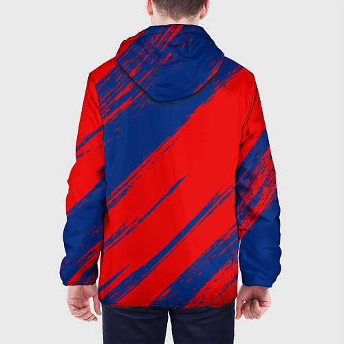 Мужская куртка Монреаль Канадиенс - брызги / 3D-Белый – фото 4