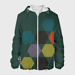 Мужская куртка Кластер зеленая ночь