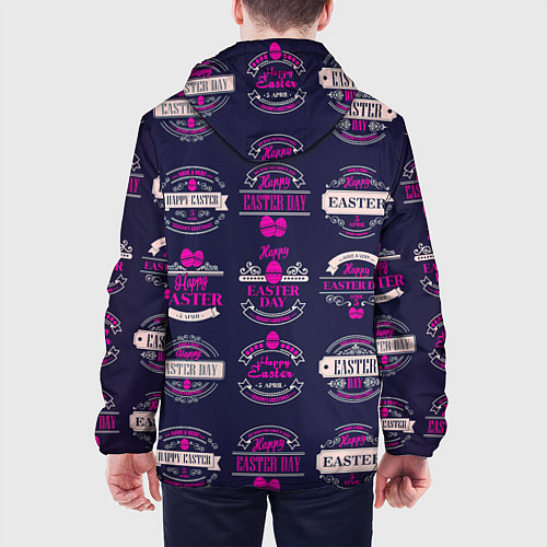 Мужская куртка Easter pink / 3D-Белый – фото 4