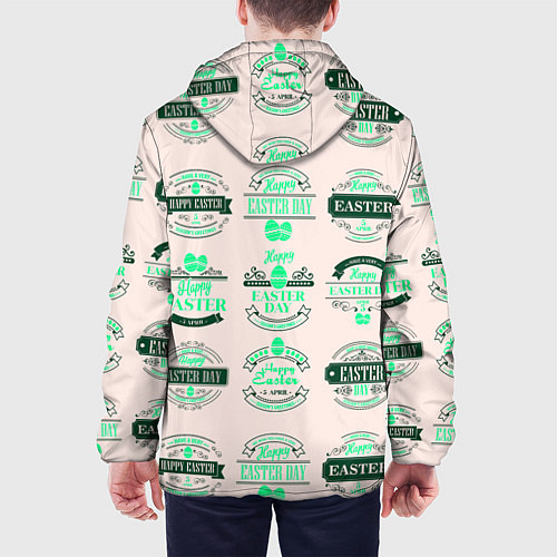 Мужская куртка Easter turquoise / 3D-Белый – фото 4