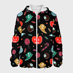 Мужская куртка Halloween red pumpkin