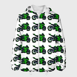 Мужская куртка Motorbike green