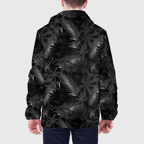 Мужская куртка Palm black and white / 3D-Белый – фото 4