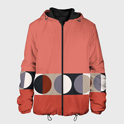 Мужская куртка Луна Малевича розовый томат