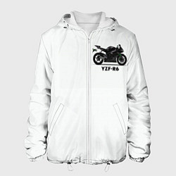 Куртка с капюшоном мужская Sports bikes, цвет: 3D-белый