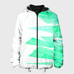 Мужская куртка Color white light blue strip