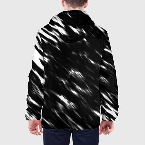Мужская куртка Doom штрихи красок / 3D-Белый – фото 4