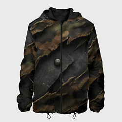 Мужская куртка Камуфляжная ткань на металле