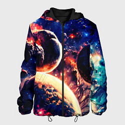Мужская куртка Фантастический космос планеты