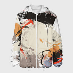 Мужская куртка Современное искусство - размалёваная красками стен