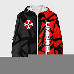 Мужская куртка Umbrella corp - красные фрагменты