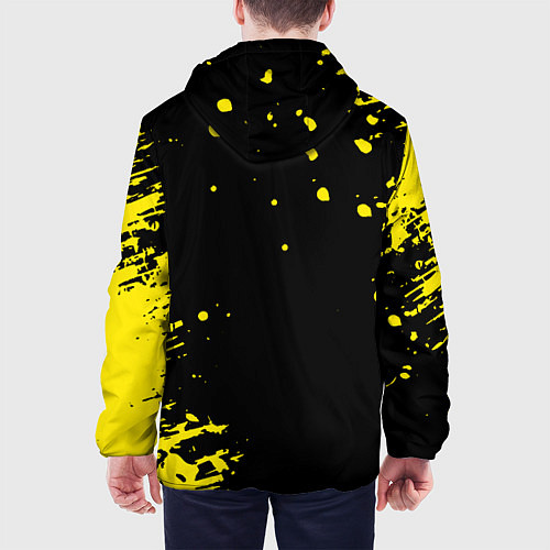 Мужская куртка Dayz краски желтые краски / 3D-Белый – фото 4