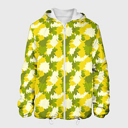 Мужская куртка Яркий камуфляж желтые и зеленые пятна