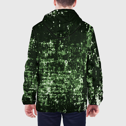 Мужская куртка Армия на защитном цвете / 3D-Белый – фото 4