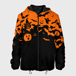 Мужская куртка Хэллоуин тыквы и призраки